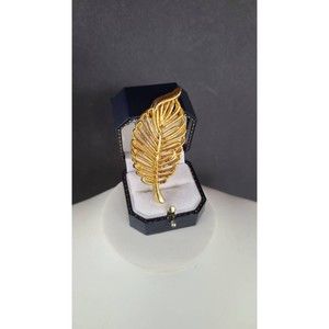 AAI Gold Leaf Brooch